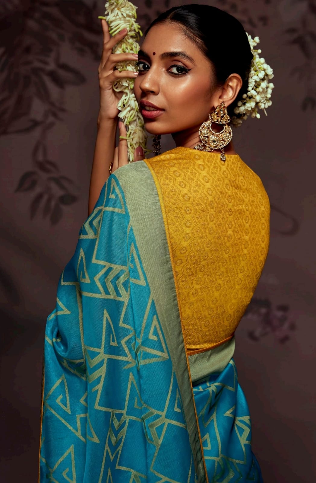 Soft Brasso Organza Silk Saree With Designer Blouse