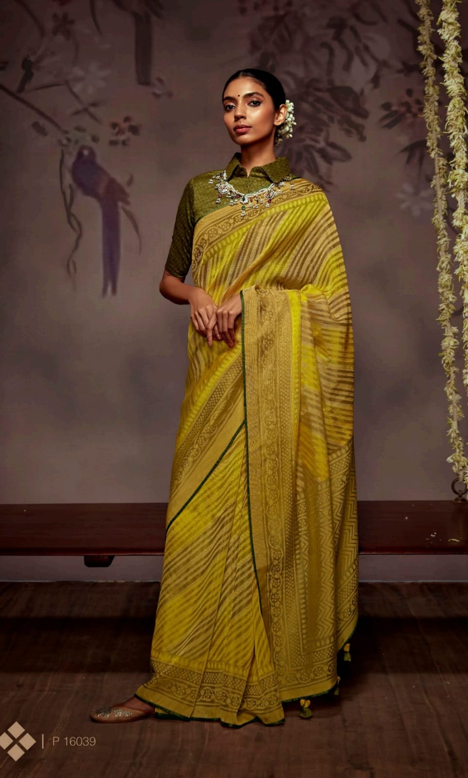 Soft Brasso Organza Silk Sarees With Designer Blouse