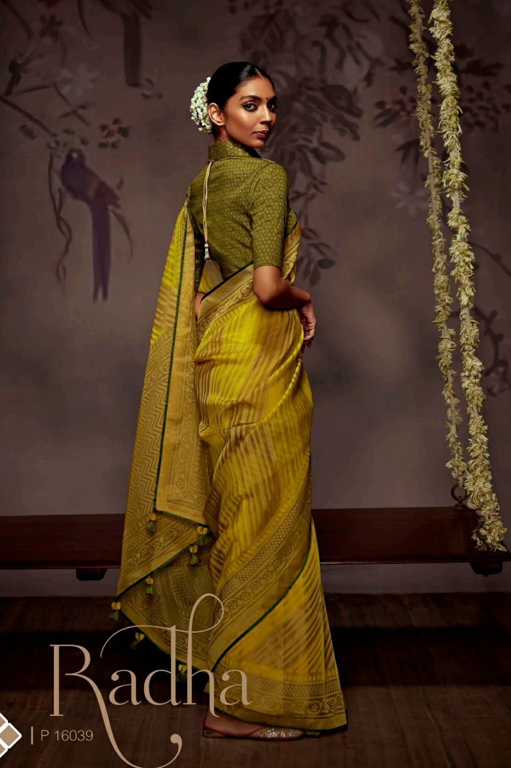 Soft Brasso Organza Silk Sarees With Designer Blouse