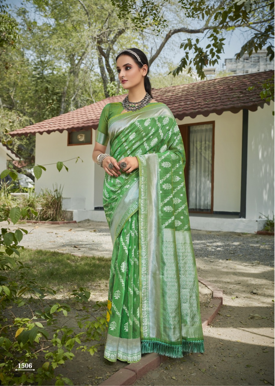 Pure Banarasi Silk All Over Silver Zari Weaved Rich Pallu