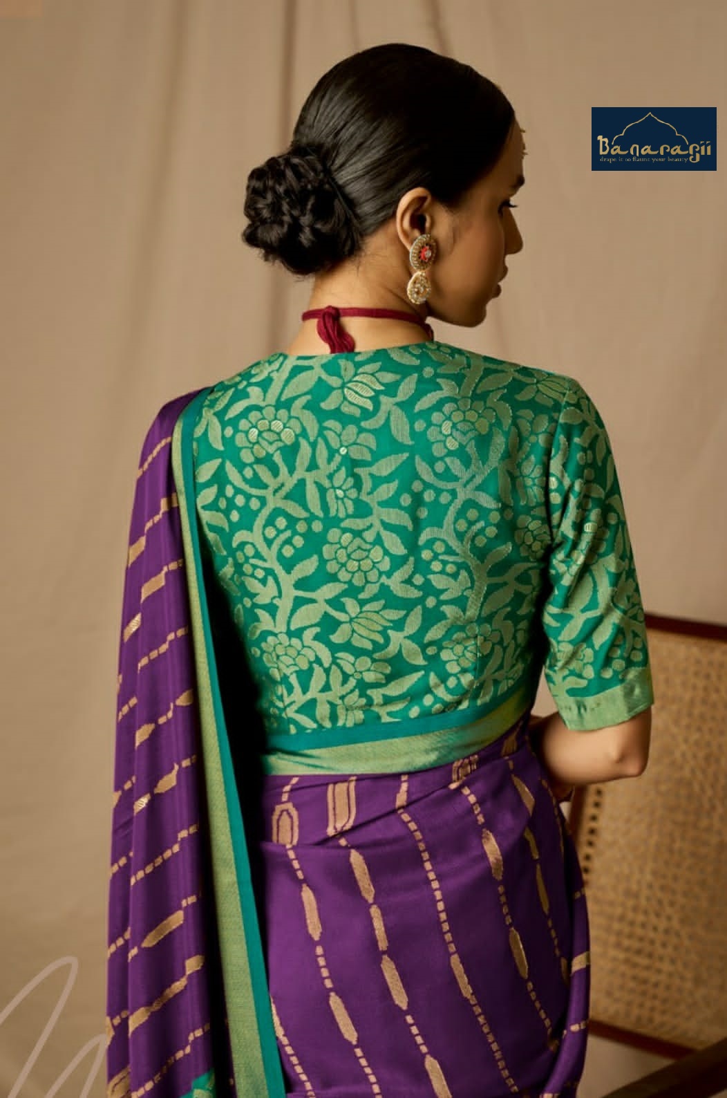 Pure Banarasi Brasso Silk Zari Weaved Saree