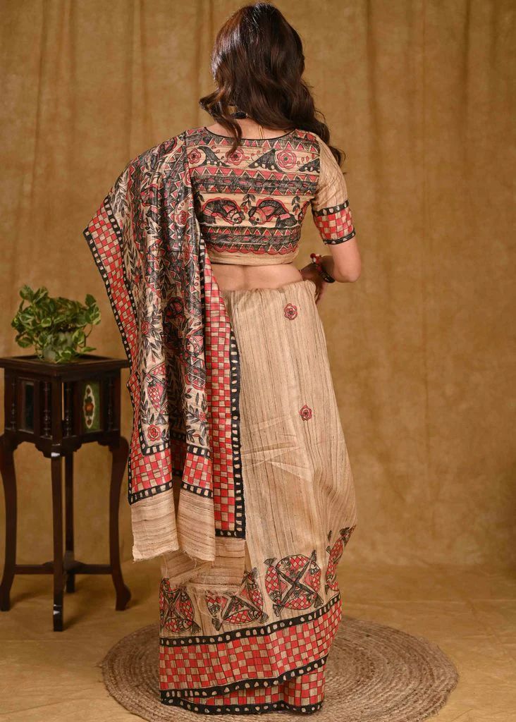 Pure Modal Silk All Over Printed Saree