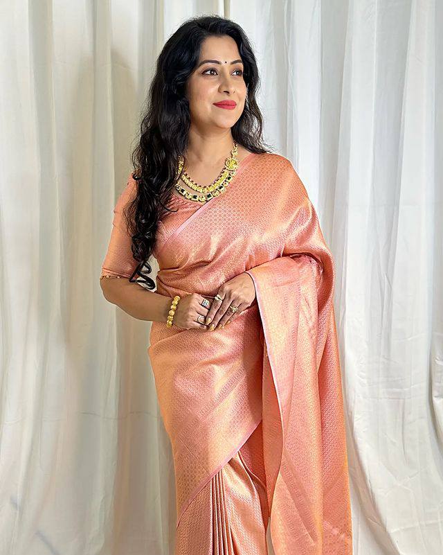 Pure Banarasi Silk All Over Zari Weaved Saree