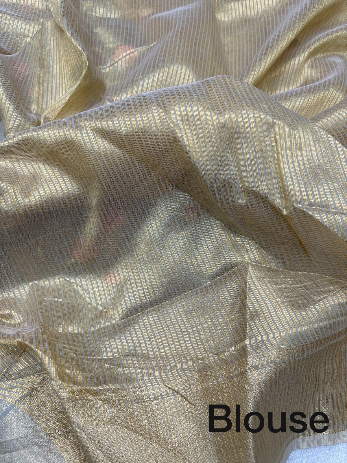 Pure Organza Silk Kashmiri Embroidery Rich Weaved Pallu Saree