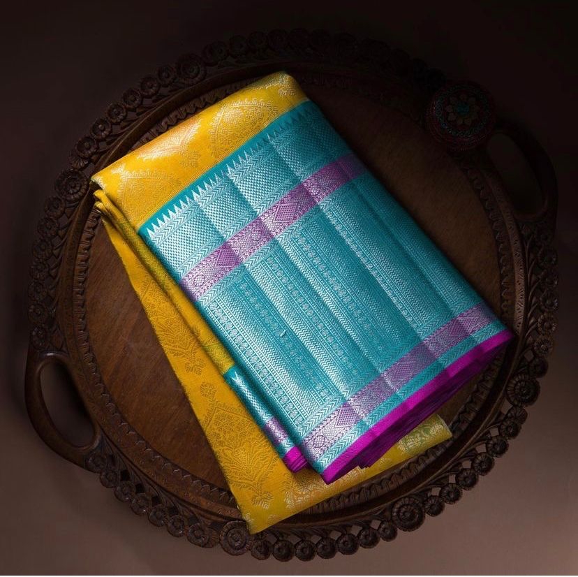 Banarasi Silk Saree Rich Zari Weaved With Heavy Blouse Piece