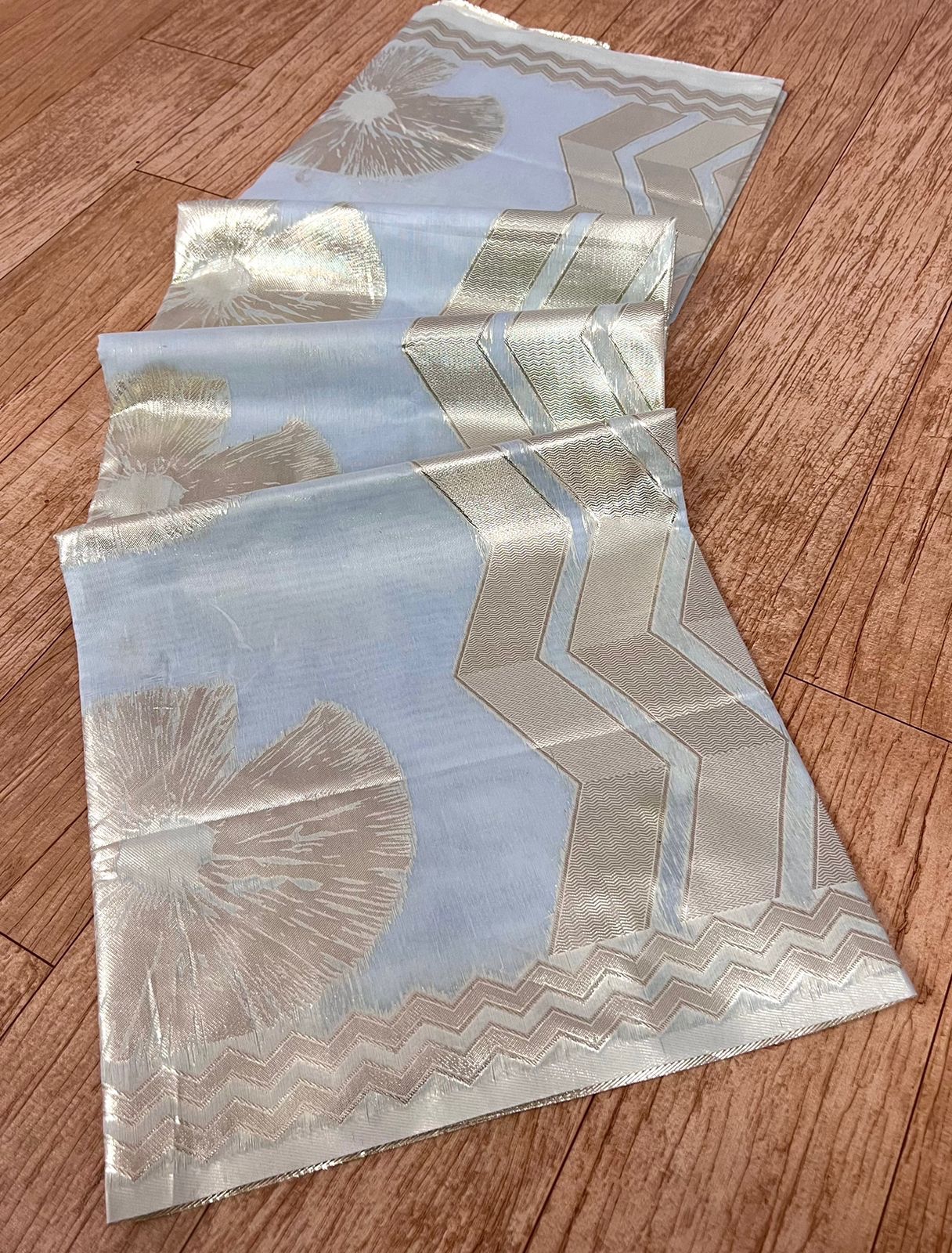 Modal Silk All Over Zari Handloom Weaved Saree