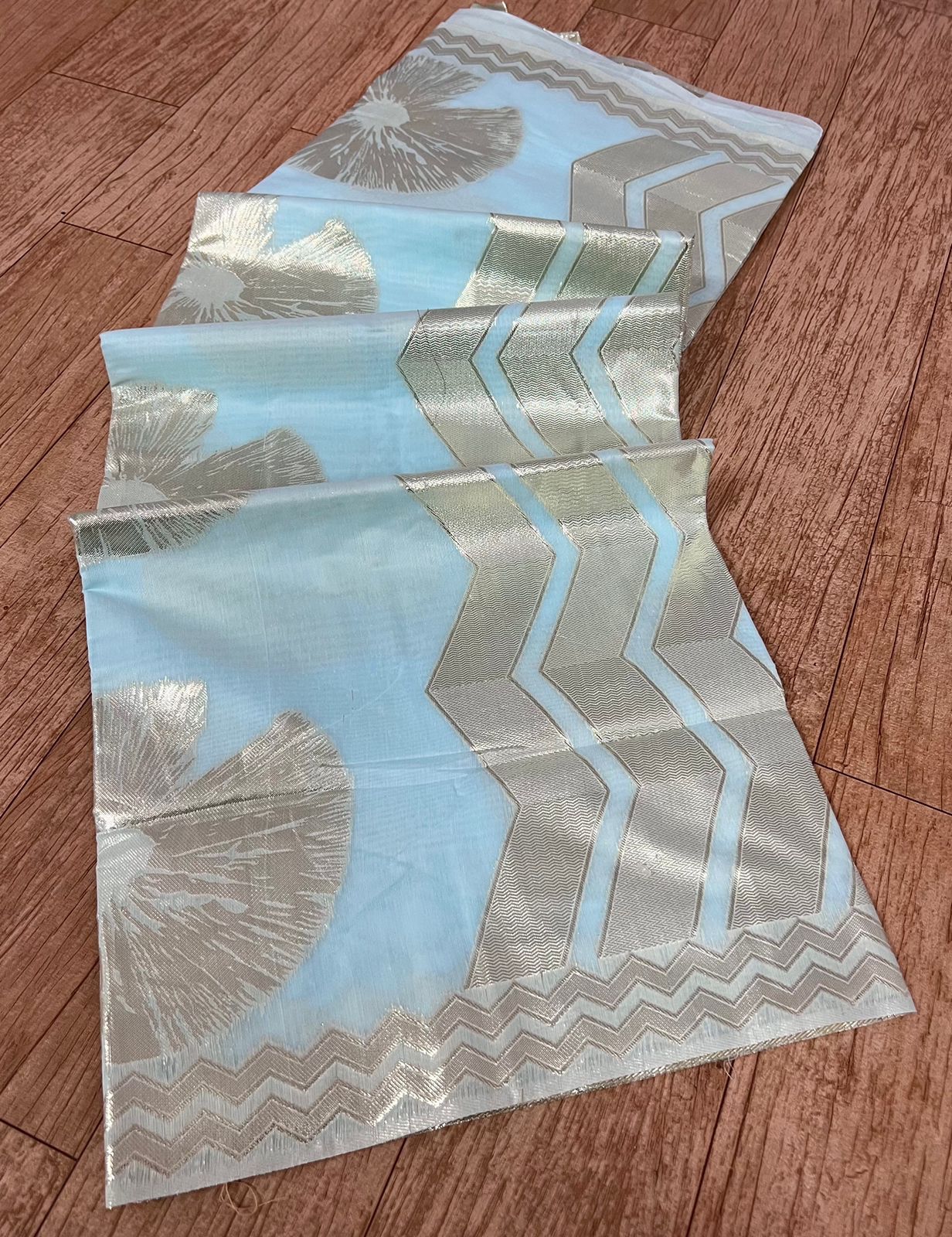 Modal Silk All Over Zari Handloom Weaved Saree