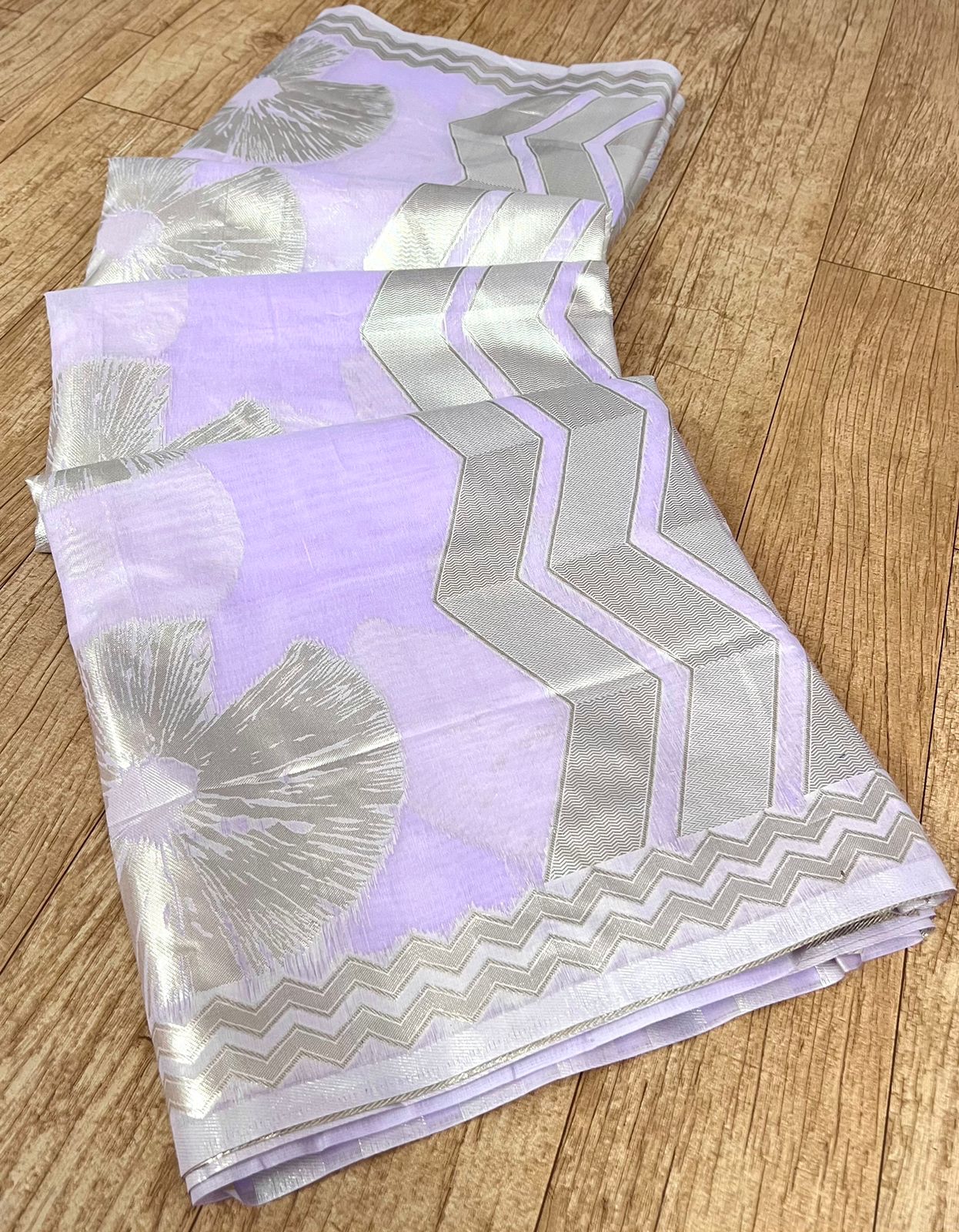 Modal Silk All Over Zari Handloom Weaved Saree