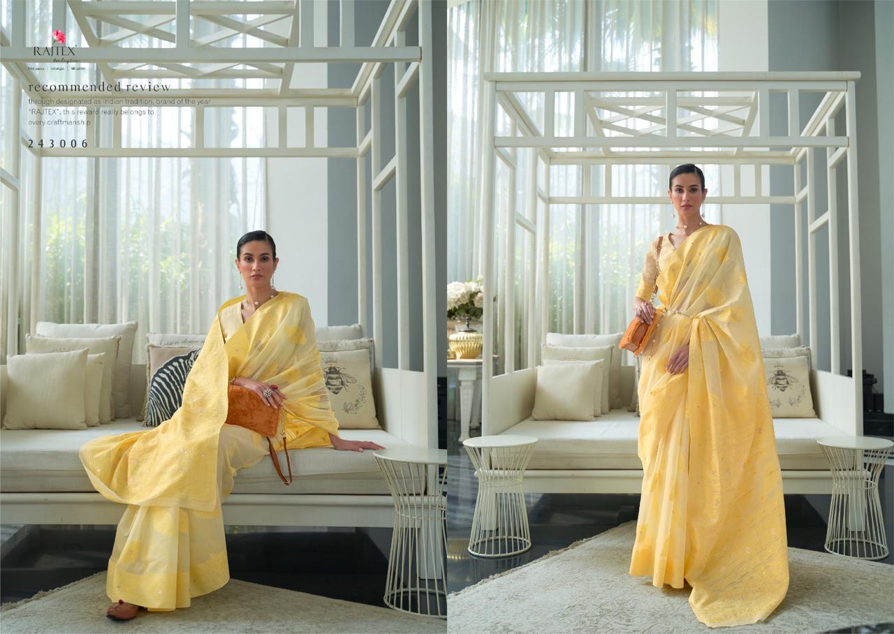 Pure Soft Cotton Lucknowi Chikankari Weaved Saree