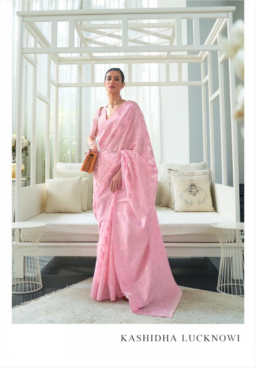 Pure Soft Cotton Lucknowi Chikankari Weaved Saree