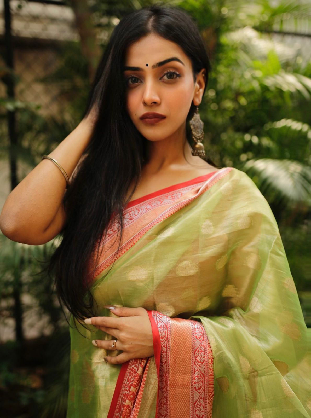 Pure Tissue Silk All Over Zari Weaved With Rich Zari Pallu Border Saree