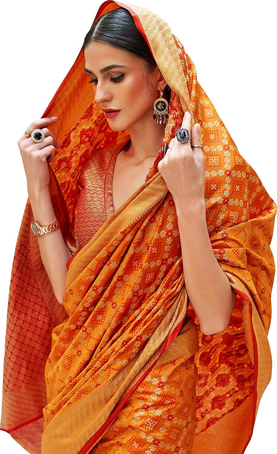 Pure Banarasi Silk All Over Zari Weaved Jaali With Rich Weaved Pallu Border Saree