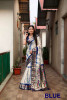 Blue Banarasi Silk Shibory Tie-Die Printed Rich Paithani Weaved Pallu Border Saree