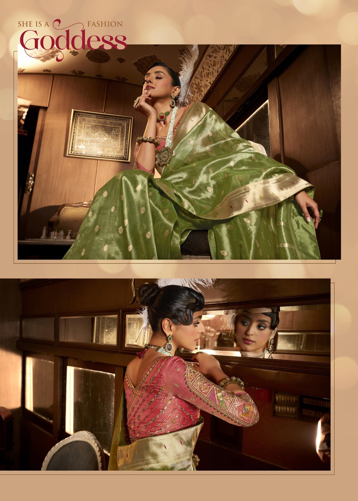 Green Pure Luxury Tissue Paithani Silk Rich Zari Weaved Body Gorgeous Pallu Border Saree