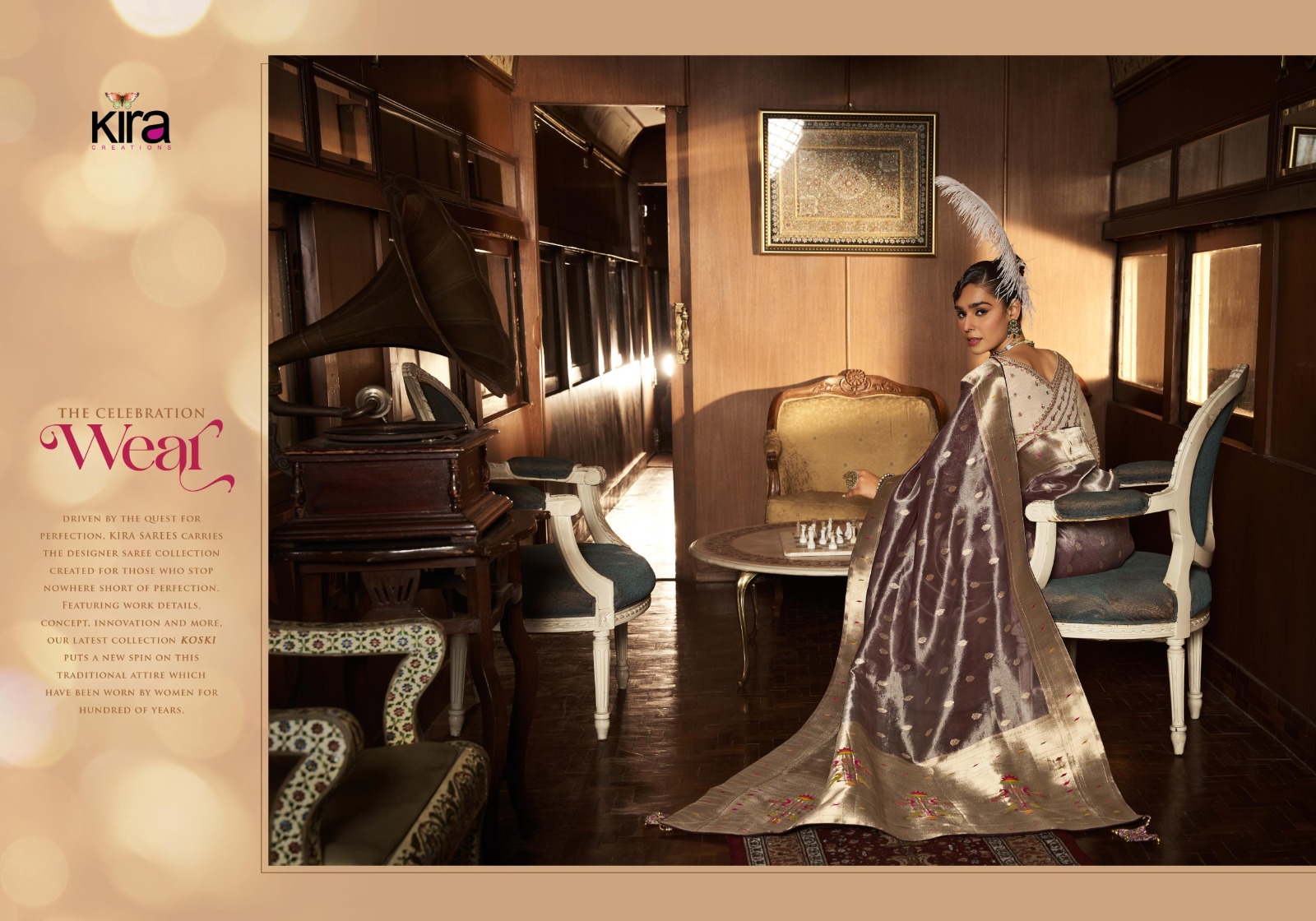 Brown Pure Luxury Tissue Paithani Silk Rich Zari Weaved Body Gorgeous Pallu Border Saree