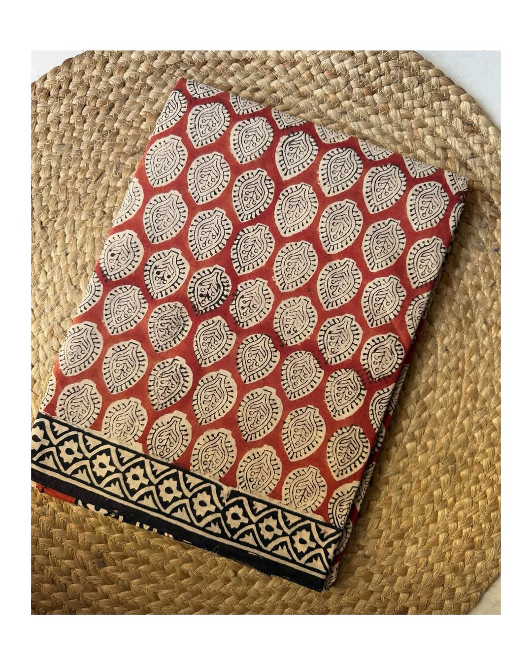 Cream Maroon Pure Chanderi Cotton Digital Printed Saree