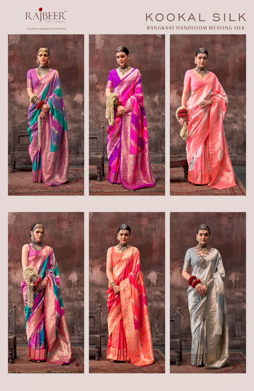 Gray Dark Gray Pure Banarasi Premium Handloom Silk Zari Weaved Saree