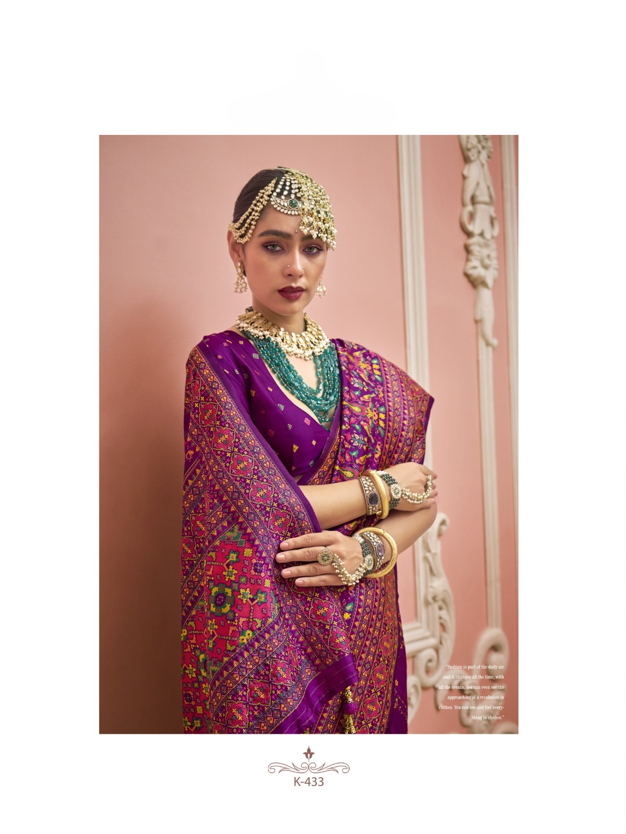 Purple Premium Luxurious Banarasi PV Silk Kashmiri Weaved Saree