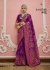 Purple Premium Luxurious Banarasi PV Silk Kashmiri Weaved Saree