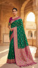 Green Banarasi Silk Rich Zari Meenakari Weaved Saree