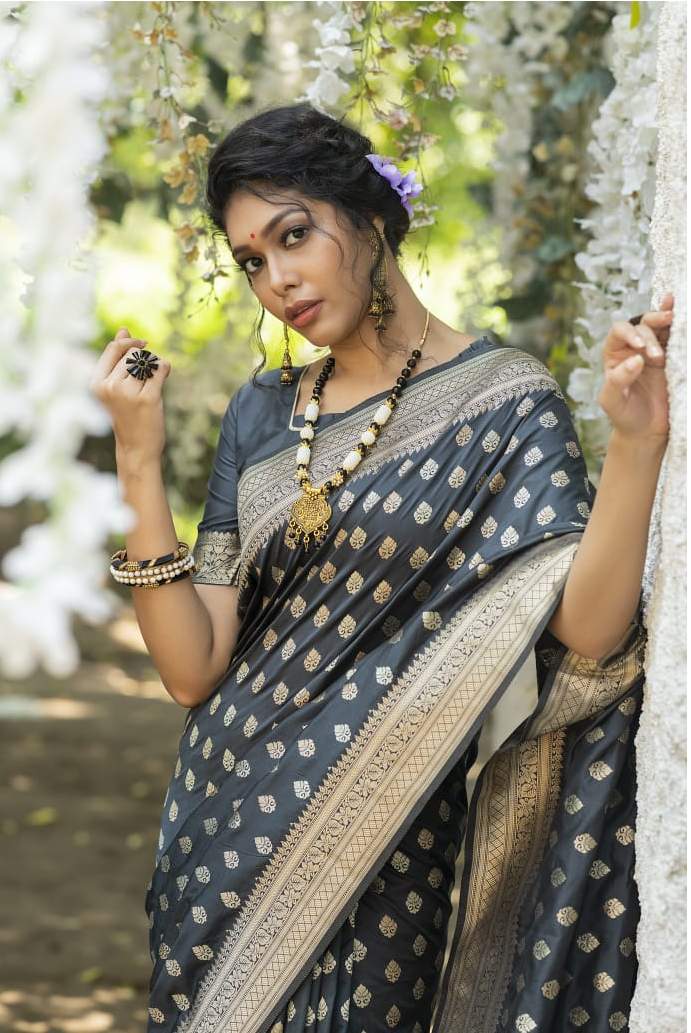 Pure Banarasi Silk Saree Zari Weaved Saree