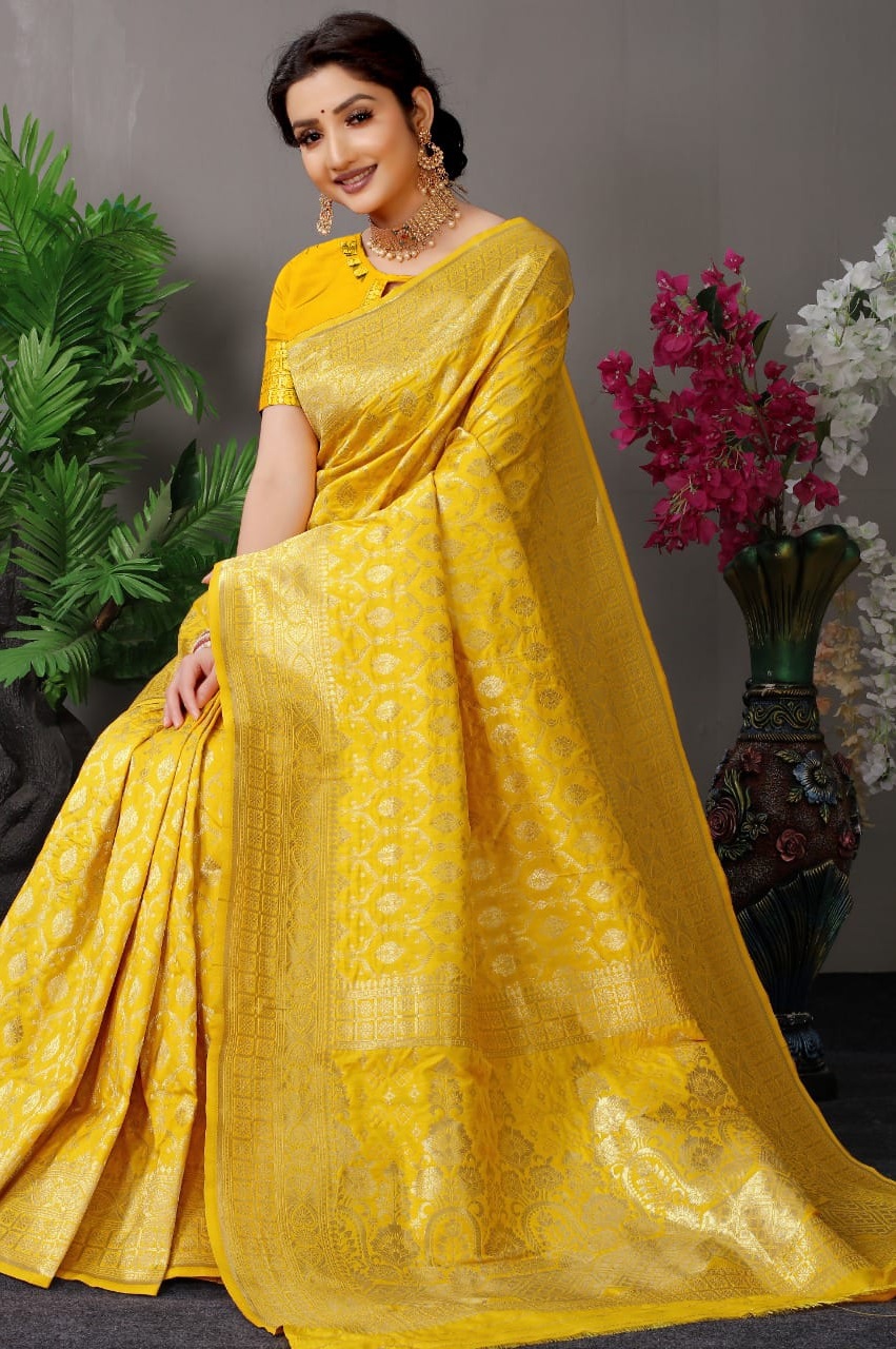 Kanjivaram Pure Silk Rich Zari Weaved Saree