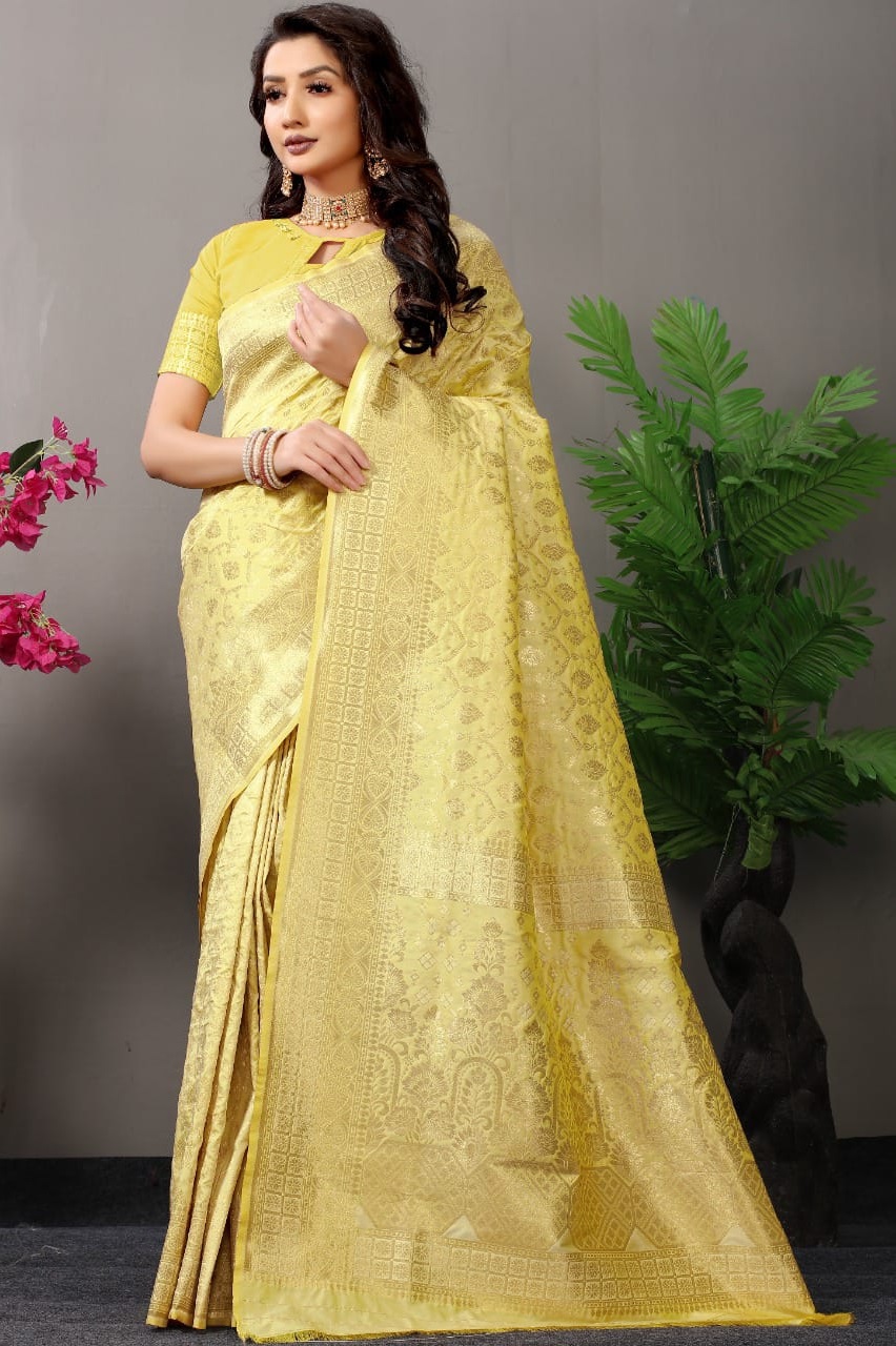Kanjivaram Pure Silk Rich Zari Weaved Saree