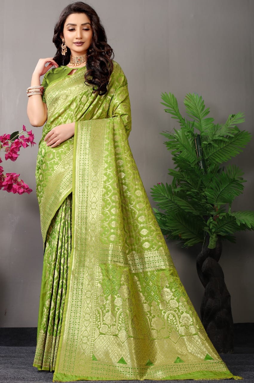 Kanjivaram Pure Silk Rich Zari Weaved Saree