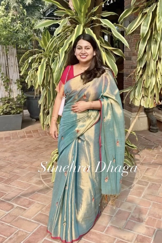 &quot; This is my favorite saree from Sunehra Dhaga.&quot;