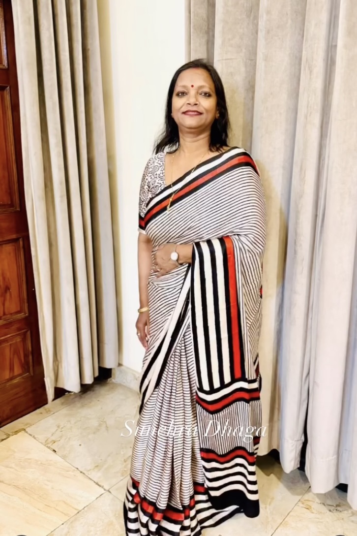 &quot; Loved this contemporary modal silk saree.&quot;