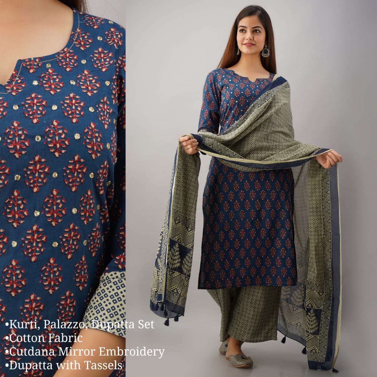 Cotton kurtis 2025 with palazzo