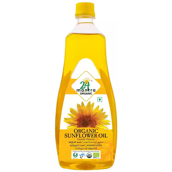Image of 24 Mantra Organic Sunflower Oil 1L