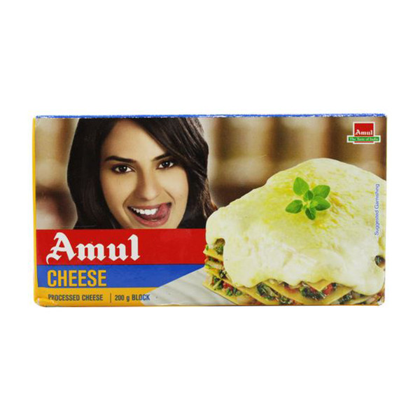 Image of AMUL CHEESE BLOCK 200G