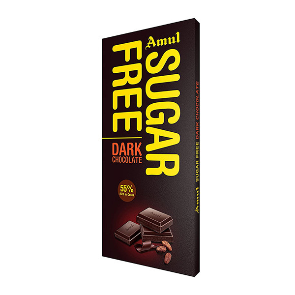 Image of Amul Sugar Free Dark Chocolate