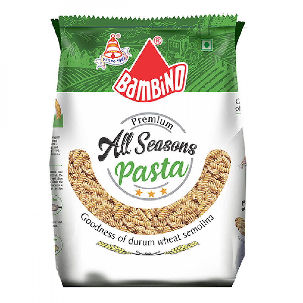 Bambino All Seasons Pasta Spirali 400g (Buy 1 Get 1 Free)