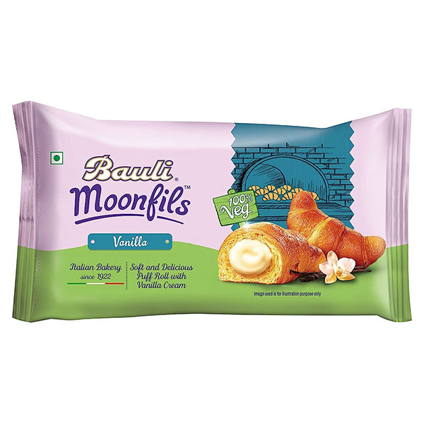 Image of Bauli Moonfils Veg Vanilla Pie 50g