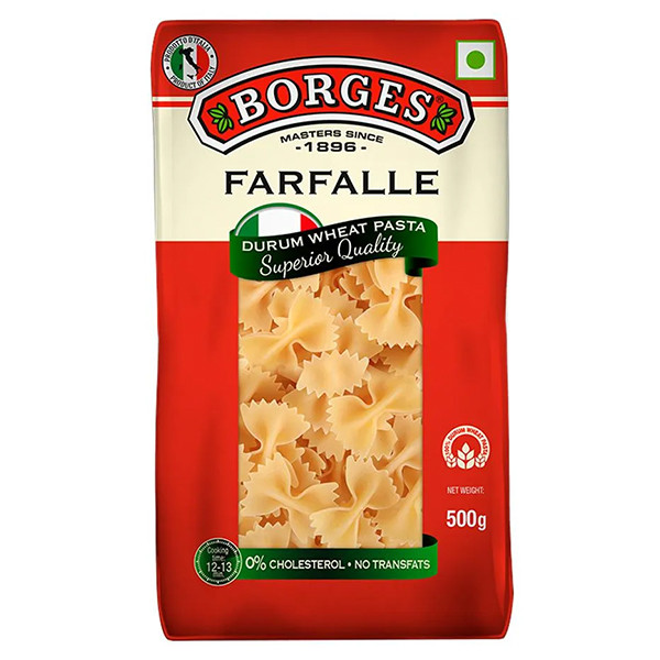 Image of Borges Farfalle Durum Wheat Pasta 500G