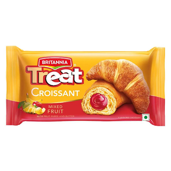 Image of Britannia Treat Croissant Mixed Fruit 47g