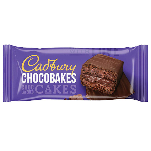 Image of CADBURY CHOCOBAKES COOKIES CHOC FILLED