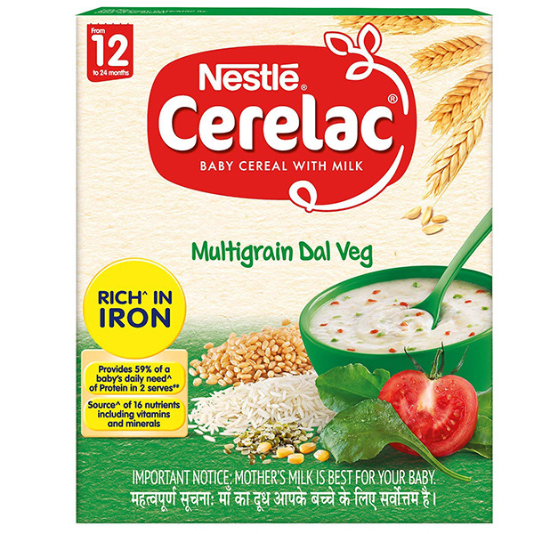 Cerelac Multigrain Dal Veg 300G 12+Months