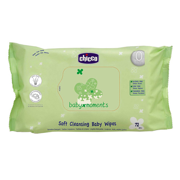 Image of Chicco Wet Wipes 72s