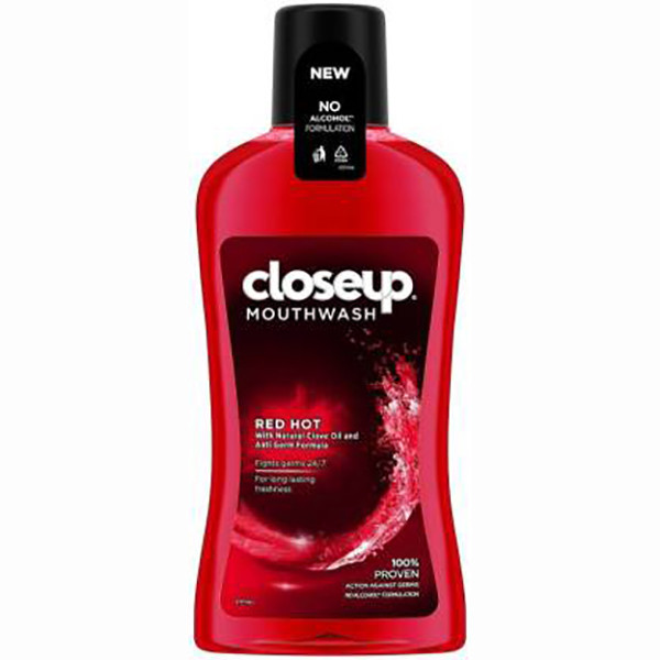Image of CLOSEUP MOUTHWASH RED HOT