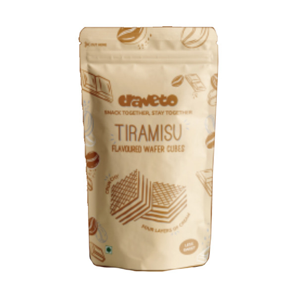 Image of Craveto Tiramisu Wafer Cubes 75gm