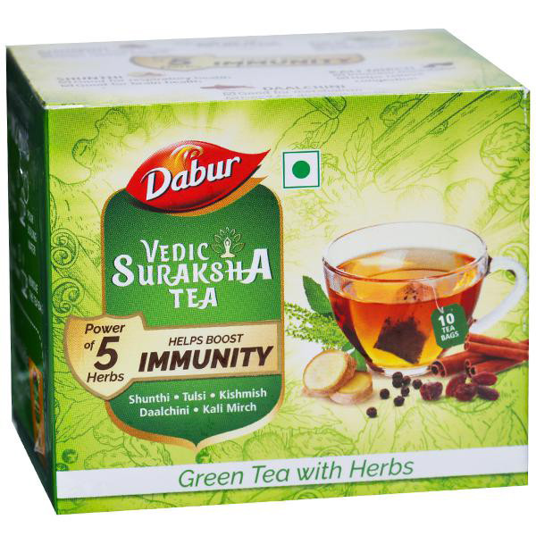 Image of Dabur Vedic Suraksha Tea 10Bags