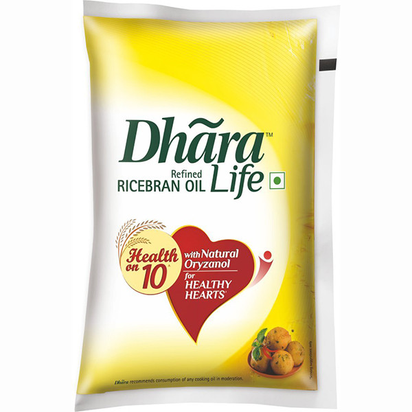 Image of Dhara Rice Bran 1ltr