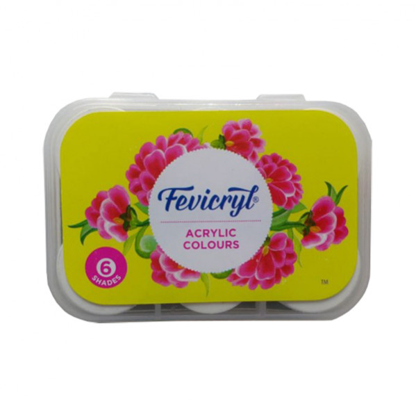 Image of Fevicryle Acrylic Colours 6 Shades