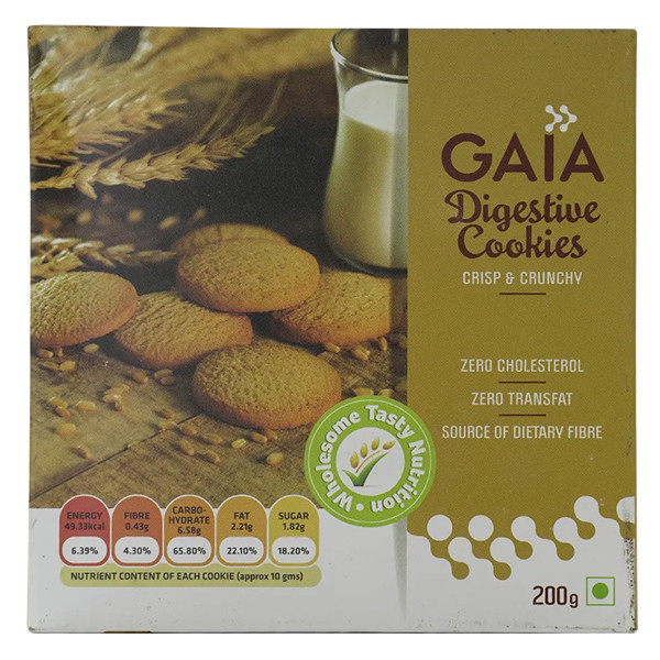 Image of Gaia Digestive Cookies 200g