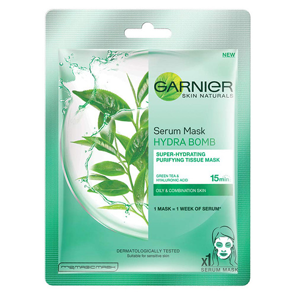 Image of GARNIER SERUM MASK GREEN TEA 32G