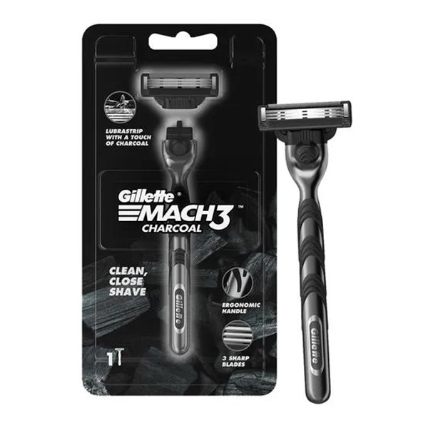 Image of Gillete Mach3 Charcoal Razor
