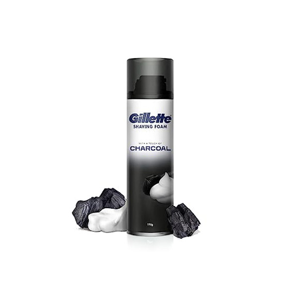 Image of Gillete Shaving Foam Charcoal 196gm